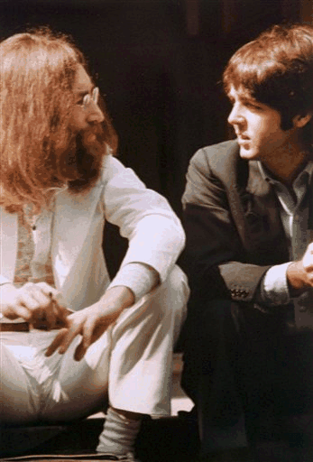 John Lennon and Paul Mccartney