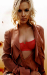 Scarlett Johansson trenchcoat cleavage