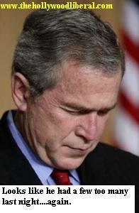 Looks like he downed a fifth of gin