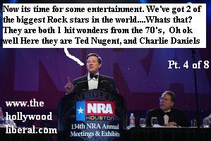 Tom The Hammer Delay, introduces the entertainment at the NRA Convention in Houston Texas 041605