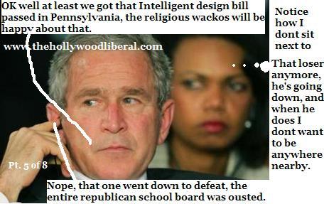 President Bush monitors the 2005 election results