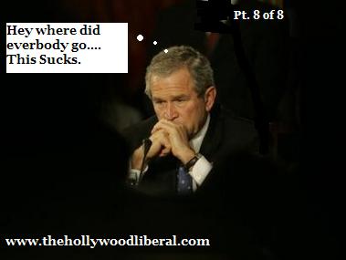 President Bush monitors the 2005 election results