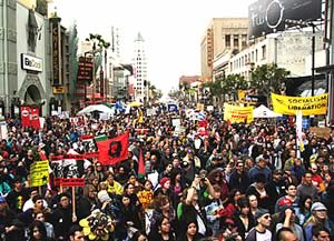 Anti-war March on Hollywood Bd.