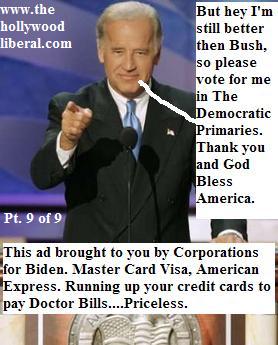 A political message from Joe Biden, and the finance and credit card industry 062005
