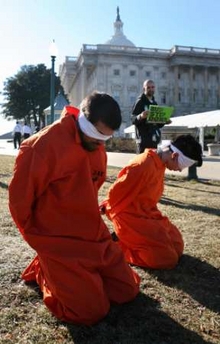 Protesters at State Of The Union Speech