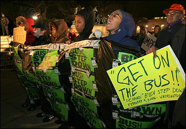 Protesters at State Of The Union Speech
