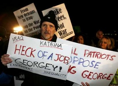Protesters at State Of The Union Speech