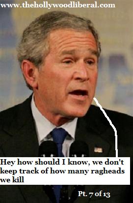 The Pentagon doesn't keep track of Iraqi casualities