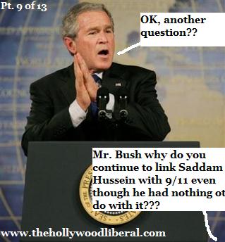 Bush continues to link 9/11 and Saddam Hussein