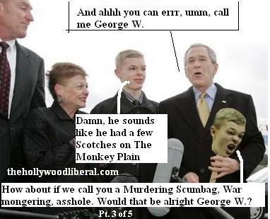 Bush Bush talks with Jason McElwain and his family in New York