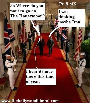 Bush and Blair planning an excursion in Iran