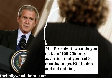 Bush hates finger pointing