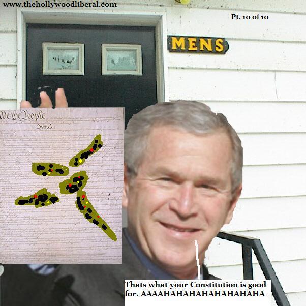 Bush gets use from piece of paper