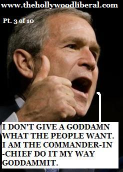 Bush: I'm the commander in chief