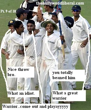 Cricket team that hit bush with pitch in Pakistan