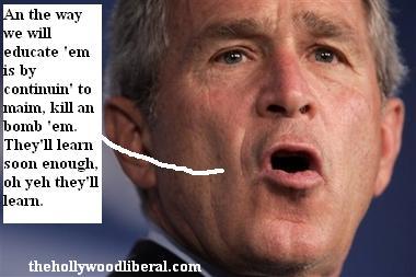 Bush graduated from Yale and Harvard he knows about education