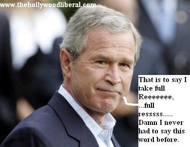 Presdient Bush has taken full responsibility for Hurricane Katrina Damage, now hes going to make it right