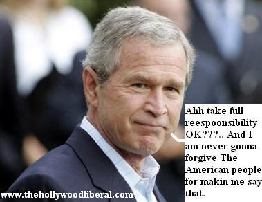 Presdient Bush has taken full responsibility for Hurricane Katrina Damage, now hes going to make it right