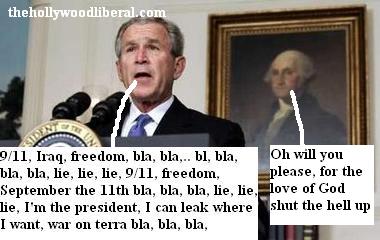 Bush speaks about leaks