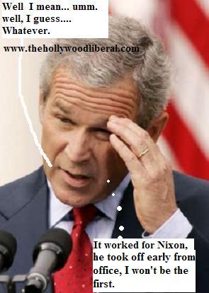 President Bush gives another Press Confrence, and it gives him a headache