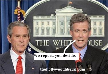 Tony snows first day on the job as press secretary