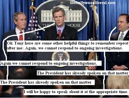 Tony Snows First Press Conference