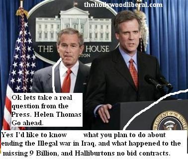 Helen Thomas has a  for Tony Snow