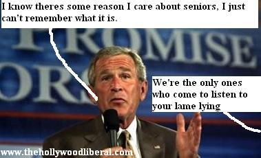 The President gives a speech on medicare to senior citizens in Arizona