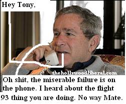 President Bush talks to a high level diplomat