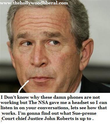 Bush like to keep tabs on employees
