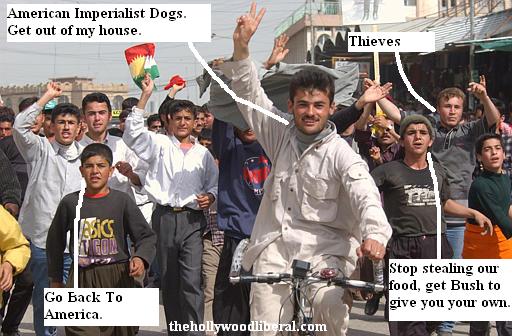 Iraqi Citizens protest U.S. Treatment