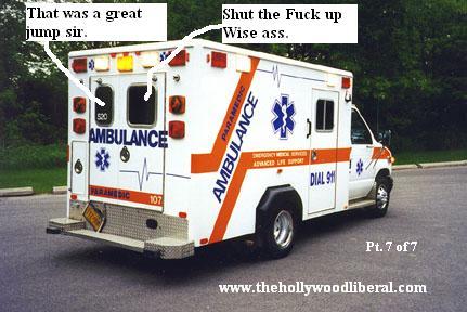 President Bush leaves Ski area