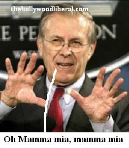 Donald Rumsfeld in trouble