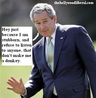 Bush reacts to Chavez calling him a drunken donkey
