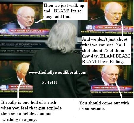 dick cheney hunting accident pictures. Dick cheney in interview with Brit Hume
