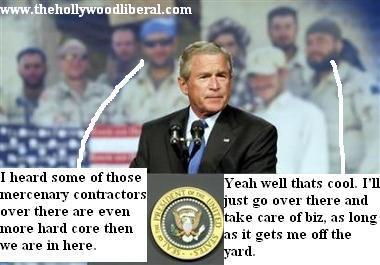 Bush gives a speech to a prison gang