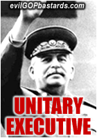 Unitary Executives, Bush, Hitler, and Mussolini