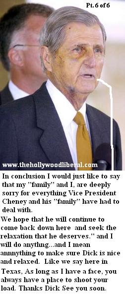 Harry Whittington leaves hospital in Austin Texas.